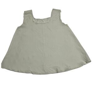 VTG MGM Cream Newborn Infant Slip Sleeveless Dress